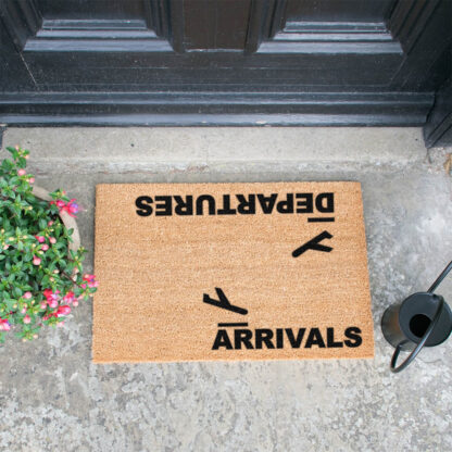 Arrivals And Departure Doormat