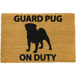 Guard Pug Doormat