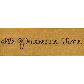 It's Prosecco Time Patio Doormat