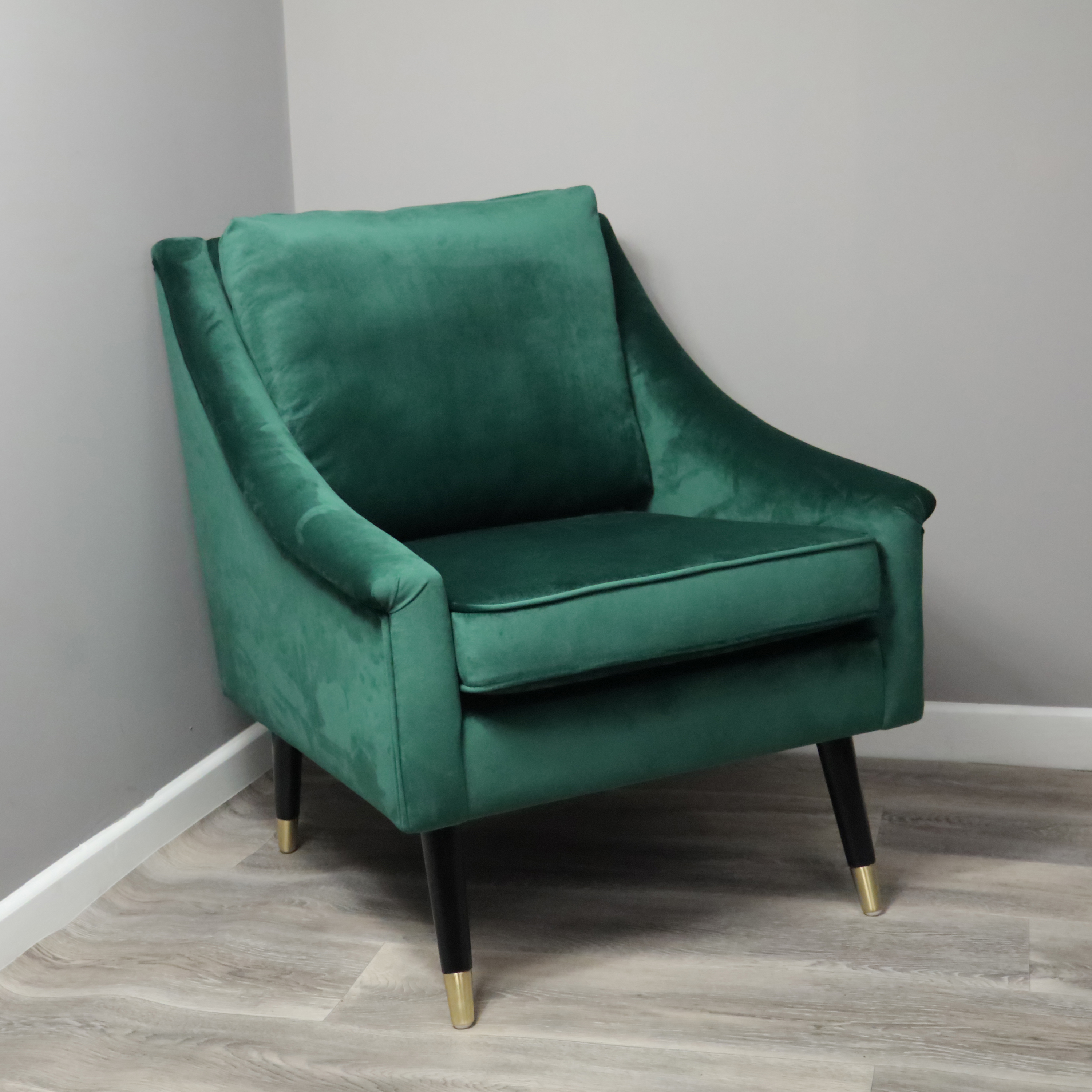 Green Velvet Armchair Inner Home Furniture