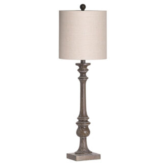 Ursa Table Lamp With Natural Shade