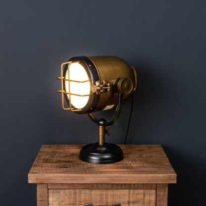 Industrial Spotlight Table Lamp