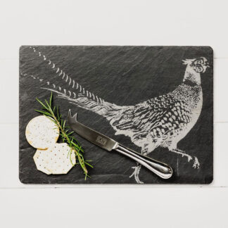 Pheasant Cheese Board Knife Gift Set