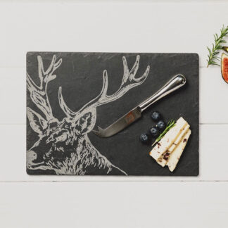 Stag Cheese Board Gift Set
