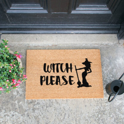 Witch Please Doormat UK