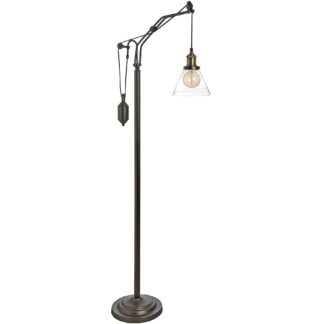 Hudson Adjustable Industrial Floor Lamp