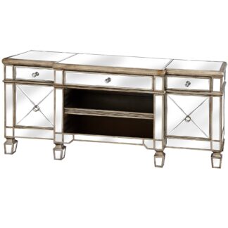 The Belfry Collection Mirrored Media Unit