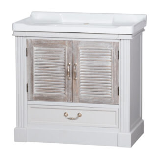 The Liberty Collection Vanity Sink Unit With Louvered Doors