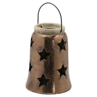Evi Antique Bronze Large Star Lantern