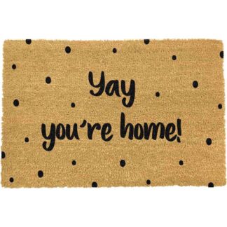 Yay, You're Home Spotty Doormat