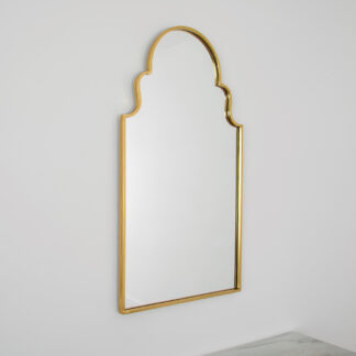 Roman Window Mirror - Gold
