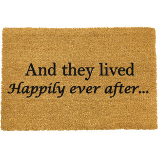And They Lived Happily Ever After Doormat