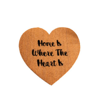 Heart Shaped Home Is Where My Heart Is Doormat