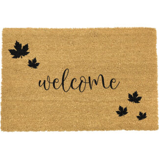 Welcome Autumn Leaf Doormat