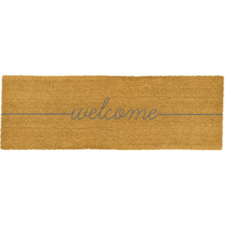 Grey Welcome Patio Doormat