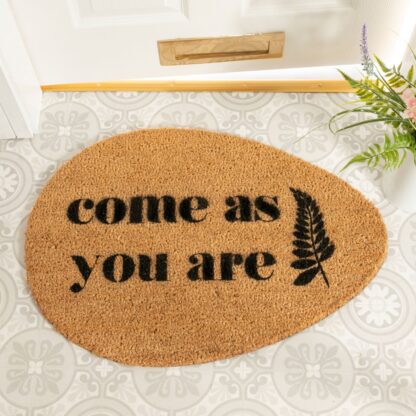 Come As You Are Pebble Doormat