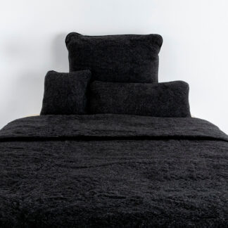 Merino Wool Quilt - Black