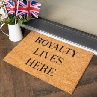 Royalty Lives Here Doormat