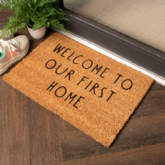 Welcome To Our First Home Doormat