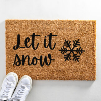 Let It Snow Doormat