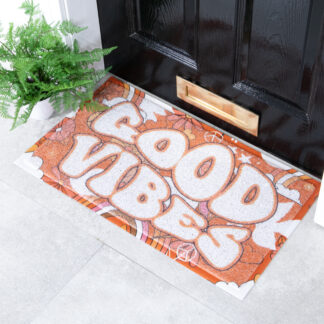 Orange Good Vibes Doormat (70 x 40cm)