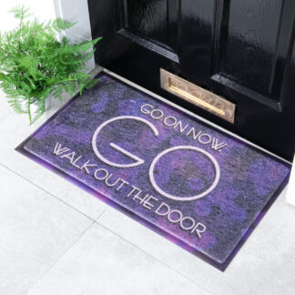 Purple Goon Now Go Doormat (70 x 40cm)