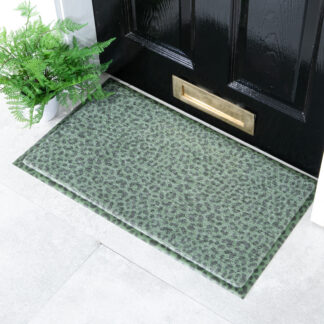 Green Leopard Doormat (70 x 40cm)